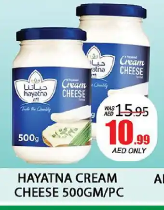 Al Madina HAYATNA Cream Cheese offer