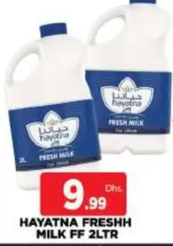 Al Madina HAYATNA Fresh Milk offer