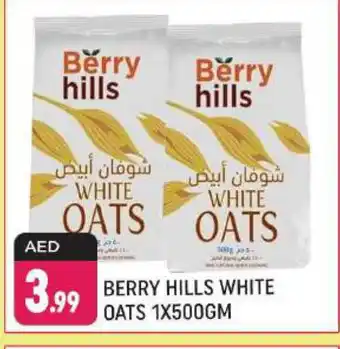 Shaklan BERRY HILLS Oats offer