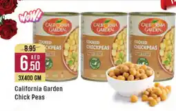 West Zone Supermarket CALIFORNIA GARDEN Chick Peas offer