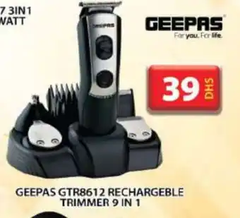 Grand Hyper Market GEEPAS Remover / Trimmer / Shaver offer