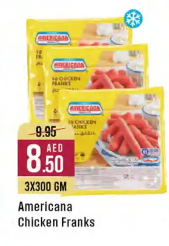 West Zone Supermarket AMERICANA Chicken Franks offer