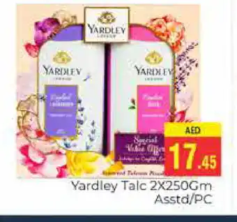 Pasons YARDLEY Talcum Powder offer