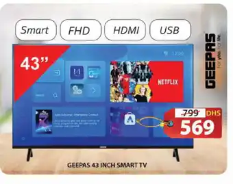 Grand Hyper Market GEEPAS Smart TV offer