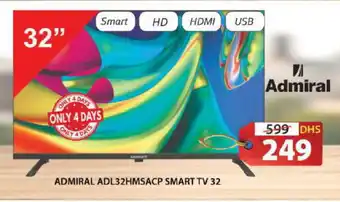 Grand Hyper Market ADMIRAL Smart TV offer