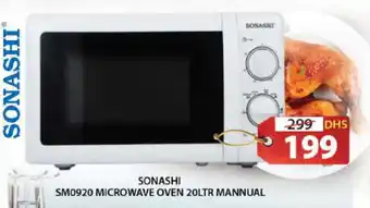 Grand Hyper Market SONASHI Microwave Oven offer