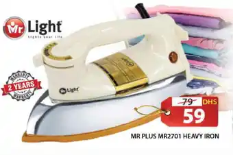 Grand Hyper Market MR. LIGHT Ironbox offer