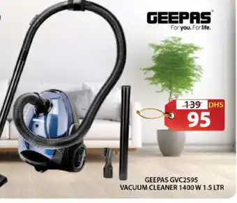 Grand Hyper Market GEEPAS Vacuum Cleaner offer