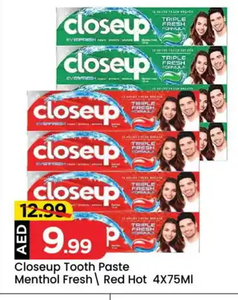 Mark & Save CLOSE UP Toothpaste offer