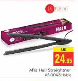Pasons AFRA Hair Appliances offer