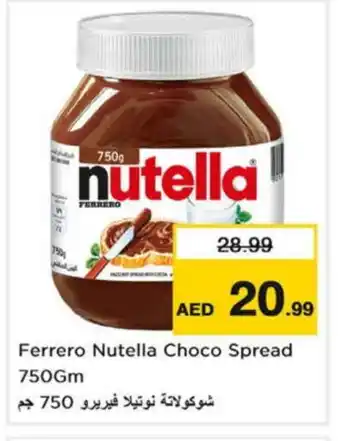 Last Chance NUTELLA Chocolate Spread offer