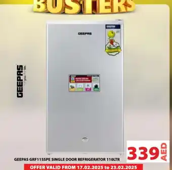 Grand Hyper Market GEEPAS Refrigerator offer