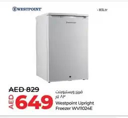 Lulu Hypermarket WESTPOINT Freezer offer