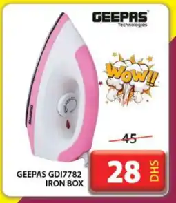 Grand Hyper Market GEEPAS Ironbox offer