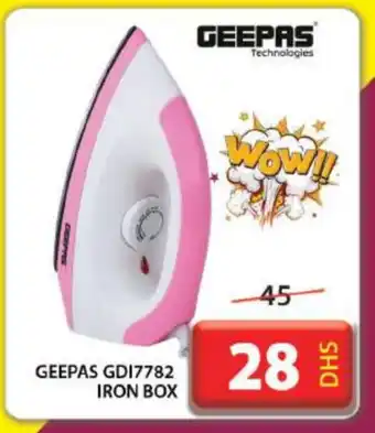 Grand Hyper Market GEEPAS Ironbox offer