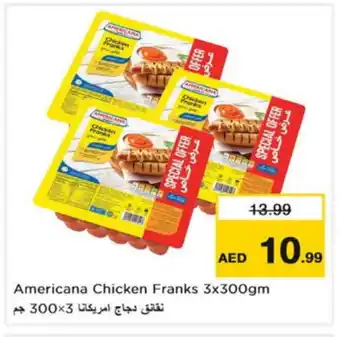 Nesto AMERICANA Chicken Sausage offer