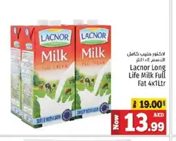 Kenz Hypermarket LACNOR Full Cream Milk offer