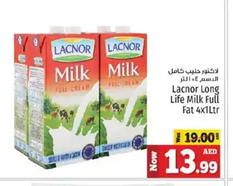 Kenz Hypermarket LACNOR Full Cream Milk offer