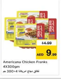 Nesto AMERICANA Chicken Franks offer