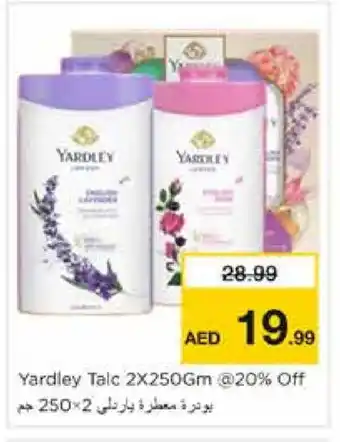 Nesto YARDLEY Talcum Powder offer