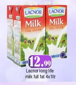 Gulf Hypermarket LACNOR Full Cream Milk offer