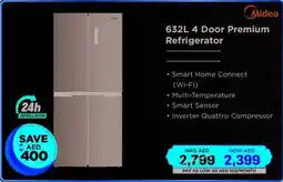 Eros Midea 4 Door Premium Refrigerator MDRF632FIG46D offer