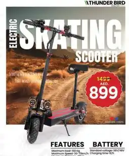 Nesto Thunder bird electric skating scooter offer