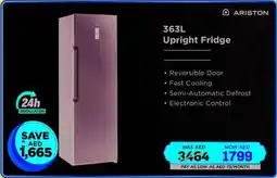 Eros Ariston Upright Fridge SA8A2DXRFEX offer