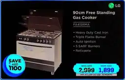 Eros LG Free Standing Gas Cooker FA415RMA offer