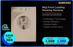 Eros Samsung Front Loading Washing Machine WW90CGC04DABGU offer