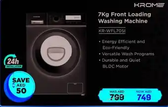 Eros Front loading washing machine KR-WFL70SI offer