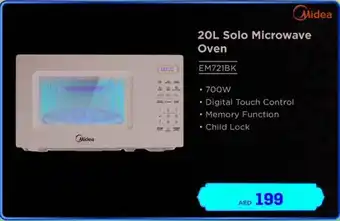 Eros Midea Solo Microwave Oven EM721BK offer