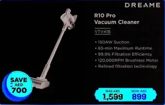 Eros R10 pro vacuum cleaner VTV41B offer