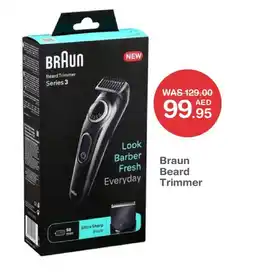 Choithrams Braun beard trimmer offer