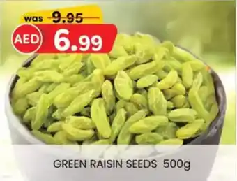 KM Trading Green raisin seeds offer