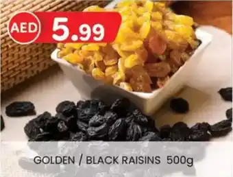 KM Trading Golden black raisins offer