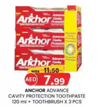 KM Trading Anchor advance cavity protection toothpaste offer