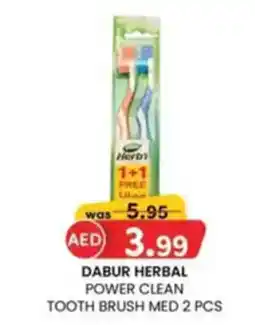 KM Trading Dabur herbal power clean tooth brush med offer