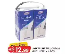 KM Trading Unikai UHT full cream milk offer