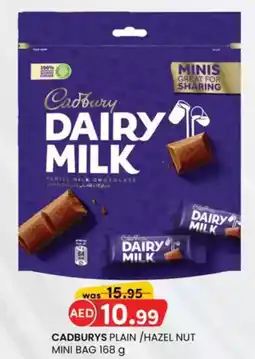 KM Trading Cadburys plain hazel nut mini bag offer