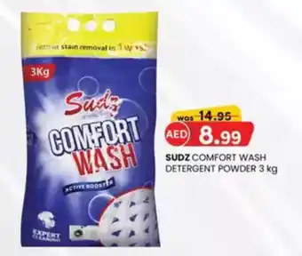 KM Trading Sudz comfort wash detergent powder offer