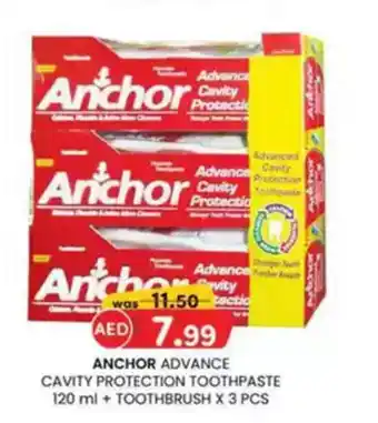 KM Trading Anchor advance cavity protection toothpaste offer