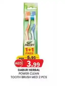 KM Trading Dabur herbal power clean tooth brush med offer