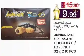 KM Trading Junior mini croissant chocolate/ hazelnut offer