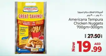 Kenz Hypermarket Americana tempura chicken nuggets offer