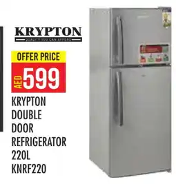 Baniyas Spike Hypermarket KRYPTON Refrigerator offer