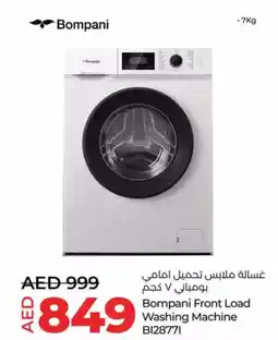 Lulu Hypermarket Bompani Front Load Washing Machine B128771 offer