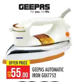 Baniyas Spike Hypermarket GEEPAS Ironbox offer