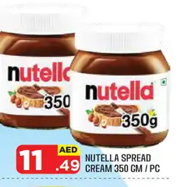 Baniyas Spike Hypermarket NUTELLA Chocolate Spread offer