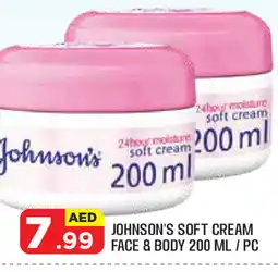 Baniyas Spike Hypermarket JOHNSONS Face cream offer